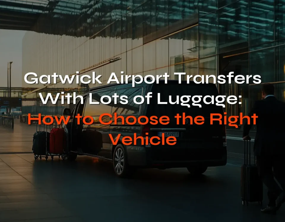 Gatwick Airport Transfers With Lots of Luggage - choose right vehicle for your journey